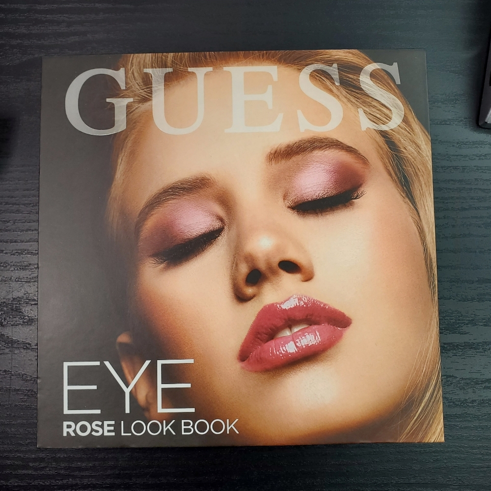 GUESS Eye Rose Look Book Step By Step Eyeshadow Palette, Volumizing Masc…